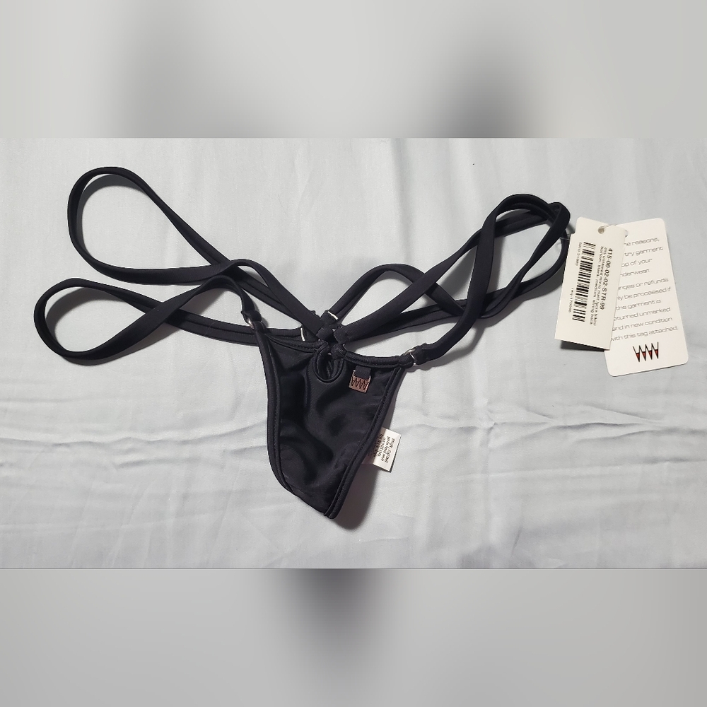 Wicked Weasel Untamed 415 Micro Matte Bikini Bottom in Black